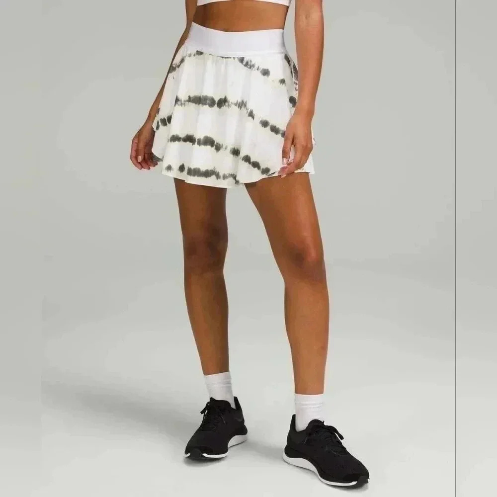 Lululemon Court Rival High-Rise Skirt *LongTransverse Yellow Multi